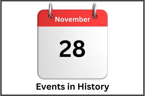 november 28|Events in History on November 28 .